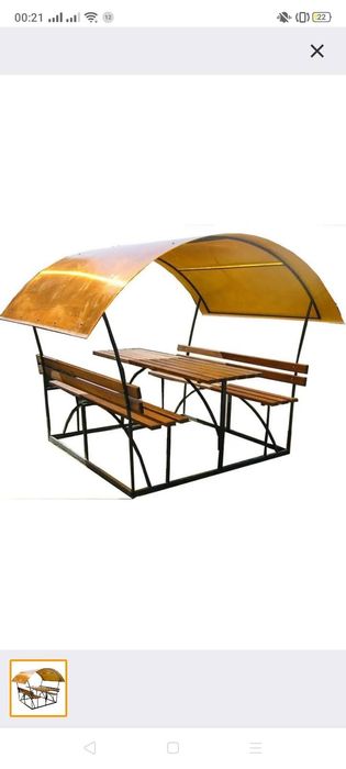 Беседки металлические