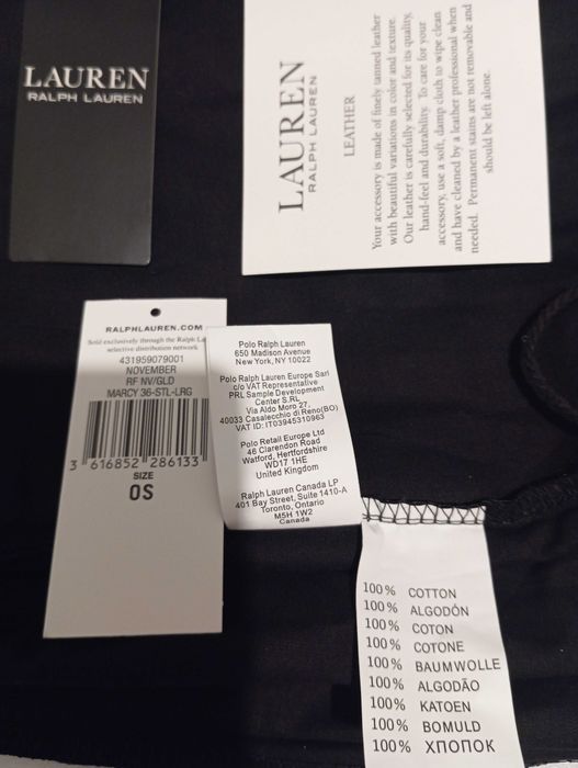 Geanta Ralph Lauren dama din piele naturală