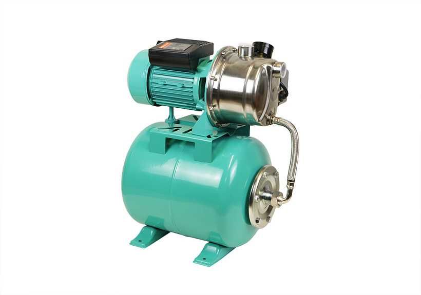 Насосная станция24л. Нержав.Защита перегрев.Асинхр.двиг.Крыльч.Полимер