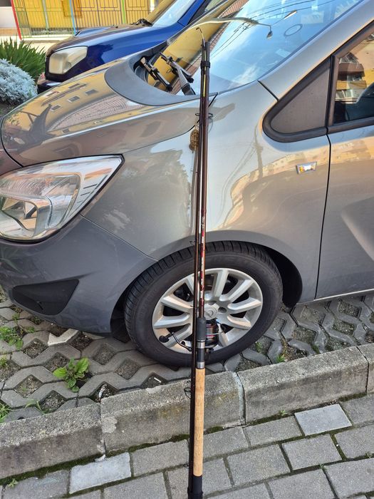 Set 2x bețe pescuit Profi Dome Gabor cu mulinete și husă.