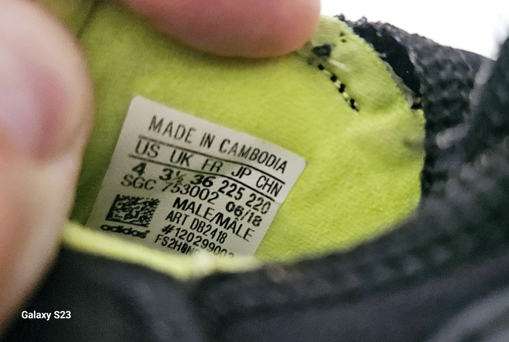 Adidas X 18.3 FG originali 36 ghete fotbal crampoane sintetic