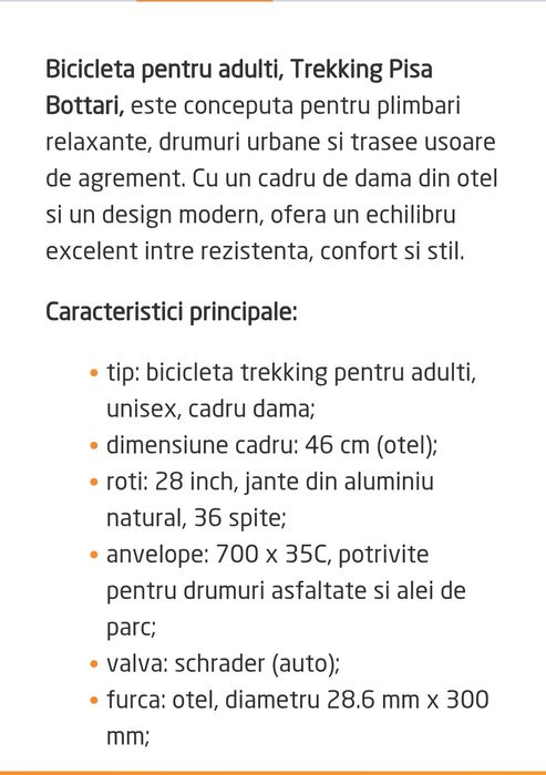 De vizare bicicleta dama