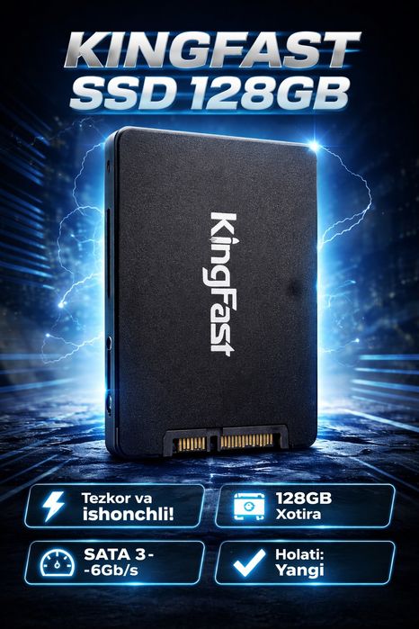 SSD SATA 128GB Kingfast