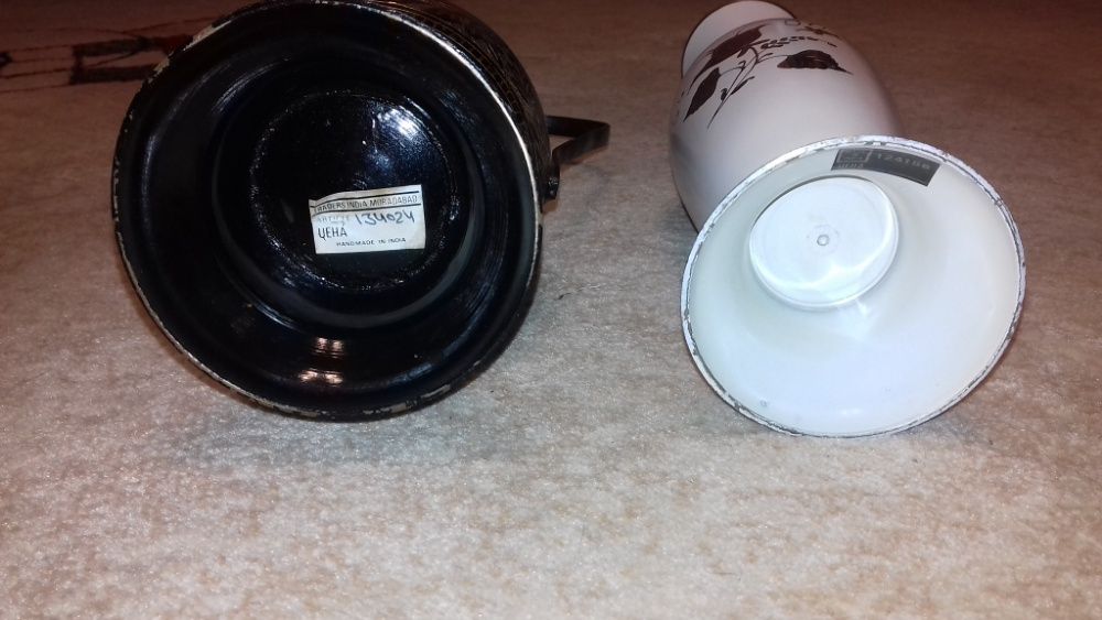 Две индийские вазы, ручная работа, куплены в СССР