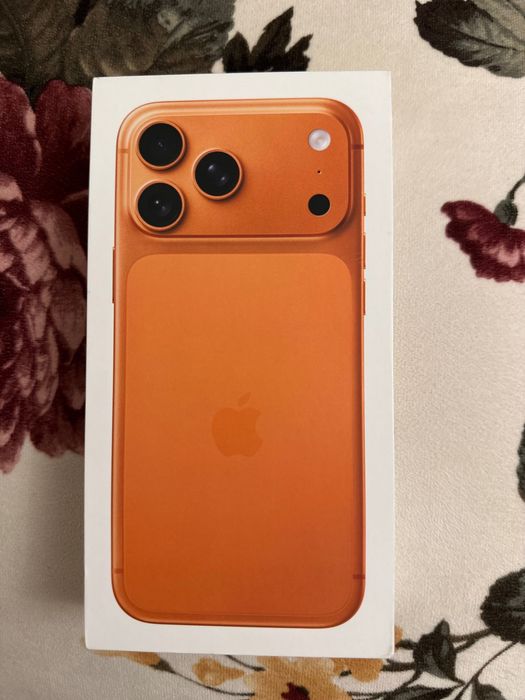 !!!Нов!!! От  офис на Vivacom ,iPhone  17 pro max Cosmic Orange,256 GB