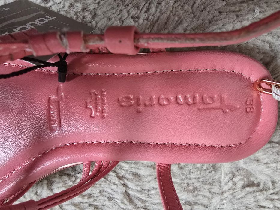 Sandale din piele naturala Tamaris