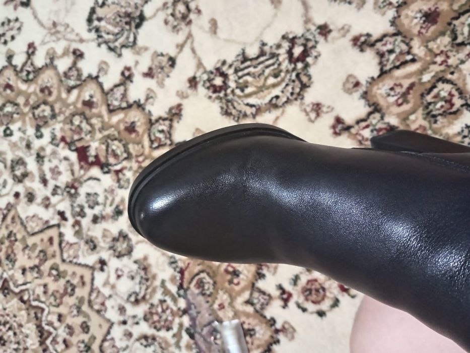 Продам сапоги зимние кожаные