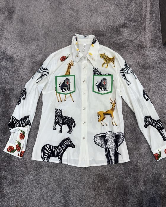 Дамски комплект риза с пола