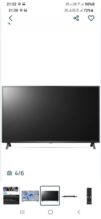 Televizor smart 4k diagonală 139 cm
