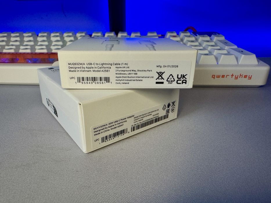 Incarcator iPhone 20W - Adaptor + Cablu
