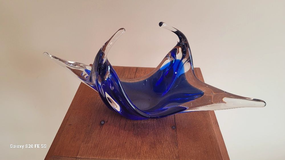 Декоративна кристална купа, бонбониера, фруктйера  Murano Италия