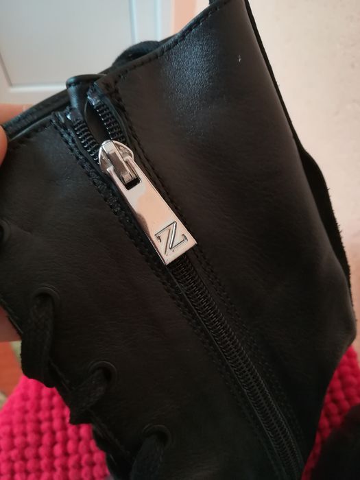 Ghete Zara nr 39 piele naturala