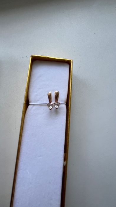 Детские золотые серьги