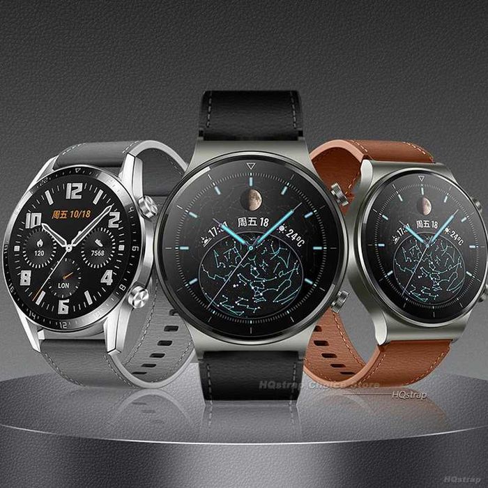 Curea piele 22mm Huawei Watch GT GT 2 GT2 Pro GT 3 GT 3 Pro GT4 GT5