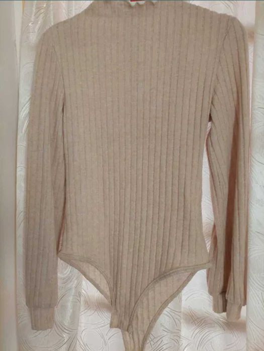 Body maneci bufante tricot casual XS/S