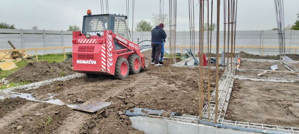 Amenajări curți, drumuri , mini escavator, bobcat, cilindru compactor