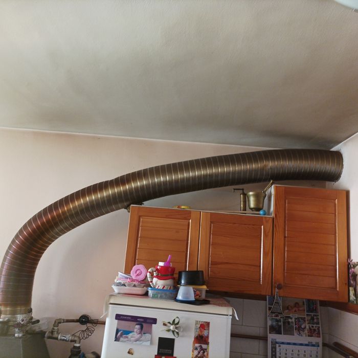 Камина на дърва с водна риза правена по поръчка - пълен комплект.