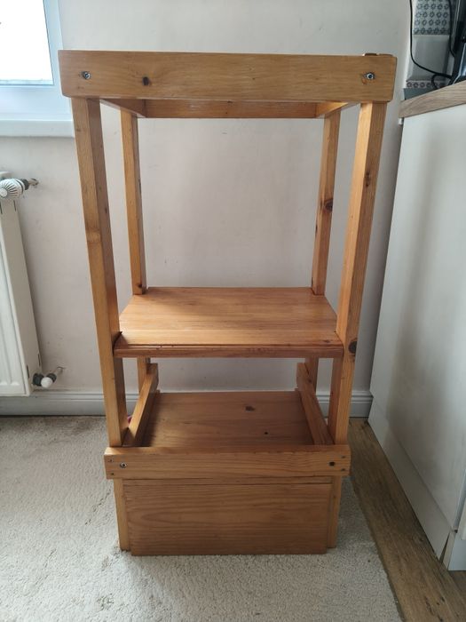 Turn de învățare / Learning Tower Montessori – Lemn masiv