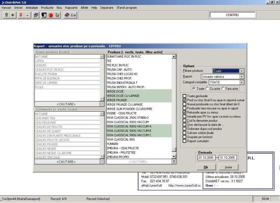 DistribNET 3.1 (program de gestiune-contabilitate) [Software PC]