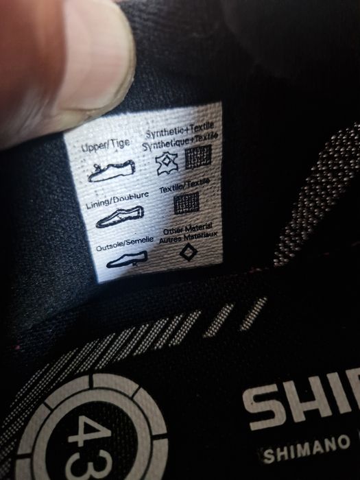 Vand pantofi Bicicleta SHIMANO NR 43