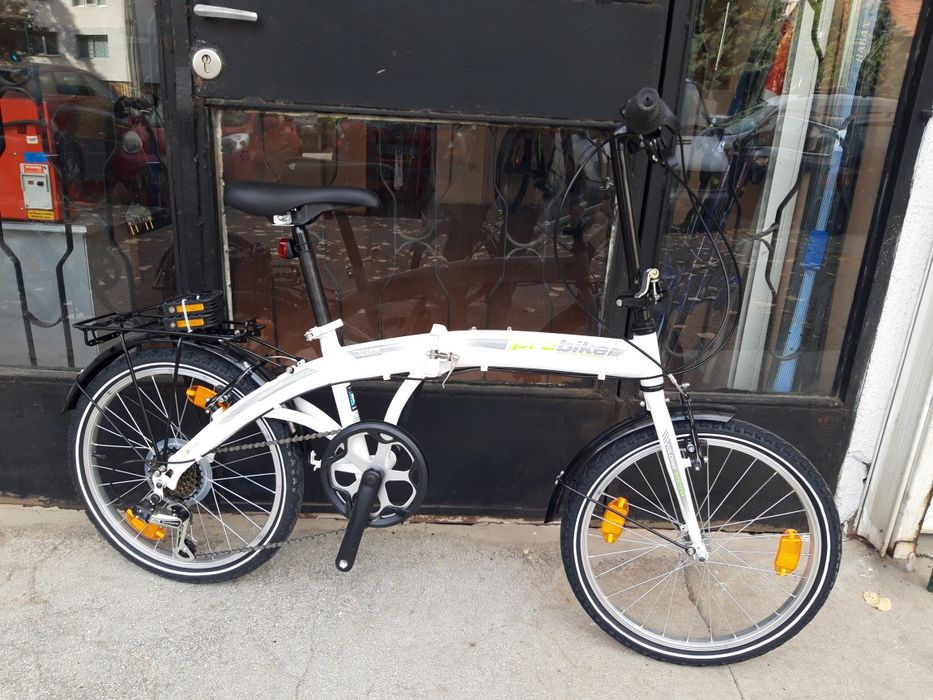нов сгъваем Бял цвят -Bikesport -Folding- 20 цола- 200 euro
