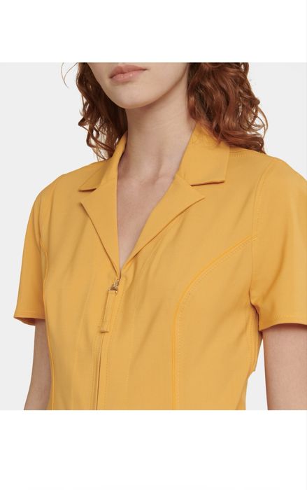 Jacquemus orange mini dress
