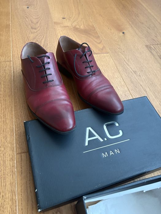 Pantofi barbati burgund AC
