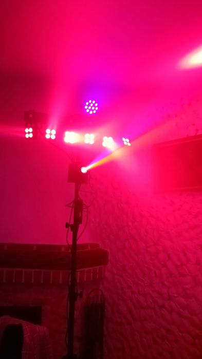 Eurolite KLS-180/6, moving head eurolight si uv par eurolight