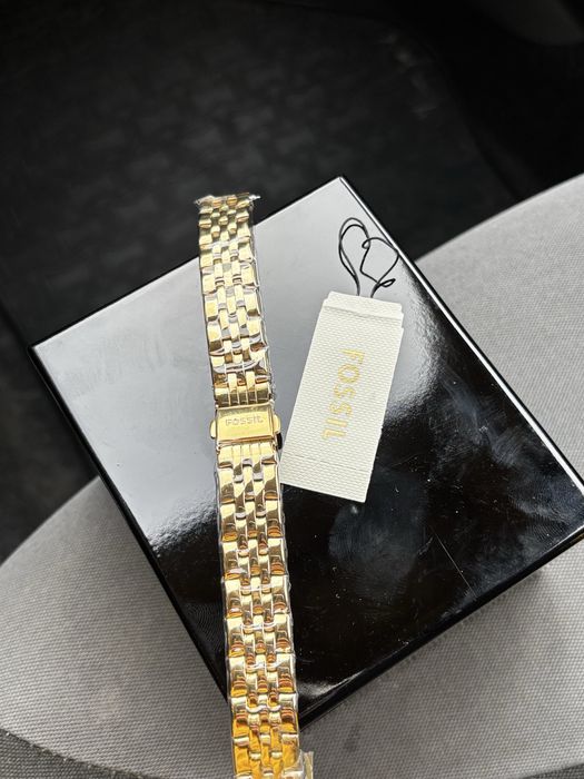 Bratara Fossil ceas gold