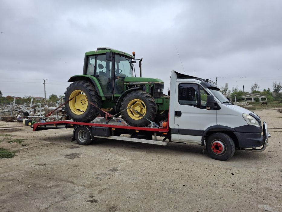 Tractari Auto Transport Tractor ifron manitou combina remorca disc met