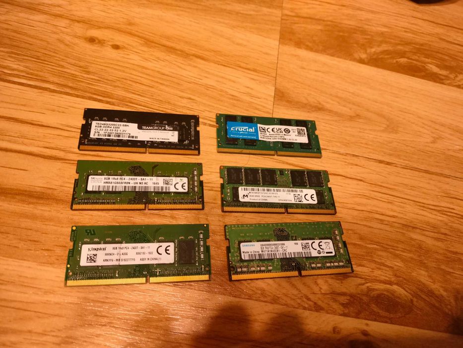 DDR4 Samsung , Hynix , Crucial , Micron - Рам за лаптоп 8GB DDR4