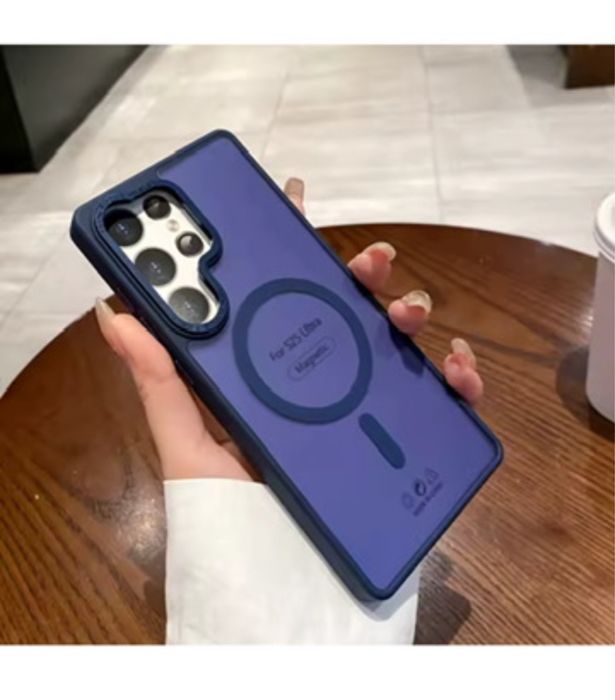 Samsung S23/S24/S25/PLUS/ULTRA Husa Magsafe Spate Anti Amprenta