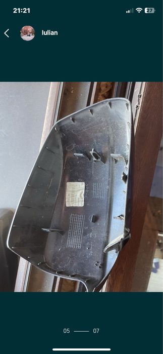 Vand capace originale oglinzi Bmw F10/F11 culoare negru
