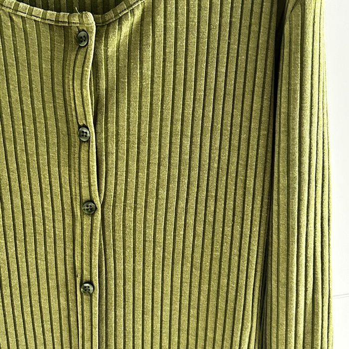 платье ZARA в рубчик миди