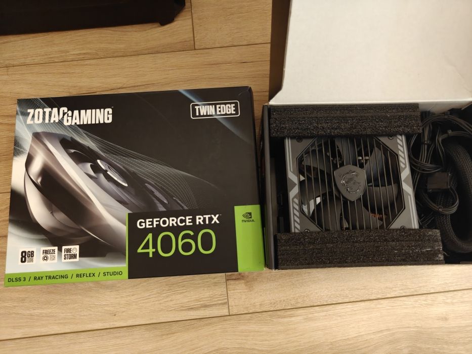 Продам rtx 4060 8gb + блок