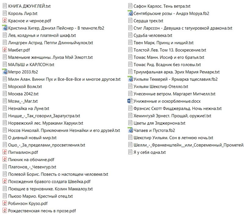 Электронные художественн­ые книги