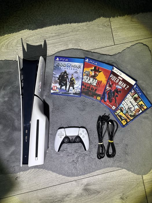 Playstation 5 Slim , cu 1Tb ,1 controller si jocuri