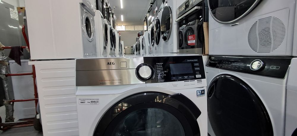 Mașina de spălat AEG 9000 cu pompa de caldura 9kg import Garanție DB57