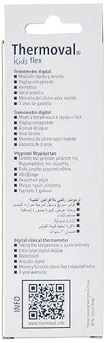 THERMOVAL Kids Flex дигитален клиничен термометър за деца ,  гъвкав връх