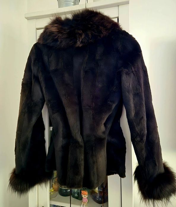 Haina blana naturala iepure din Grecia, mărimea M