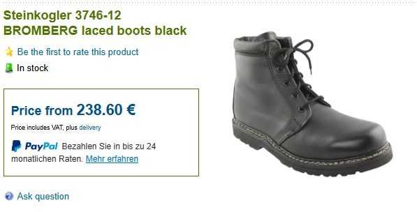 Ghete lace up 43 44 plain toe Steinkogler NOI piele naturala Vibram