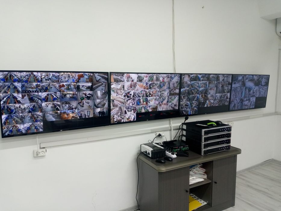 Damafon, kamera ustanofka