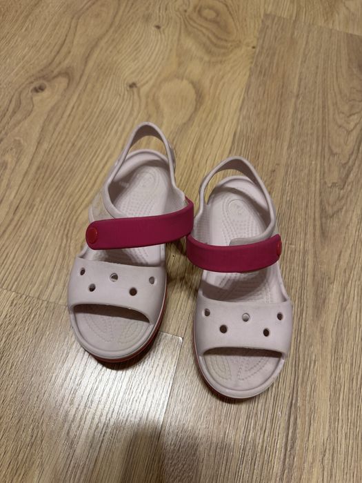 Кроксы для девочки с липучкой 13 размер