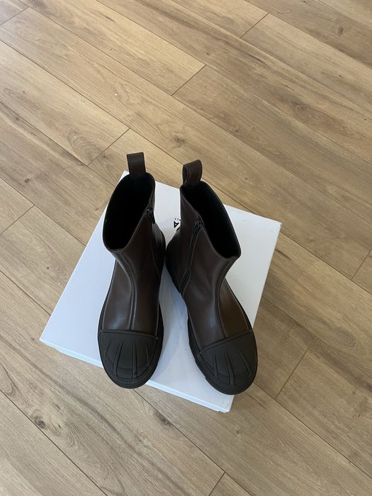 Боти Furla в кафяв цвят