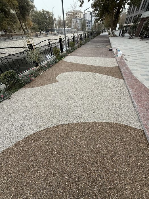 Гранит Травертин каменный ковёр брусчатка