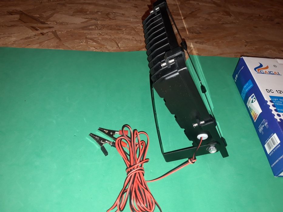 Proiector led 12v / 50w lumina alba camping, pescuit rezistent la apa!