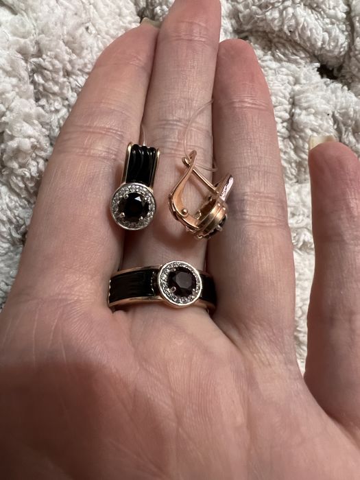 Набор Серьги Кольцо