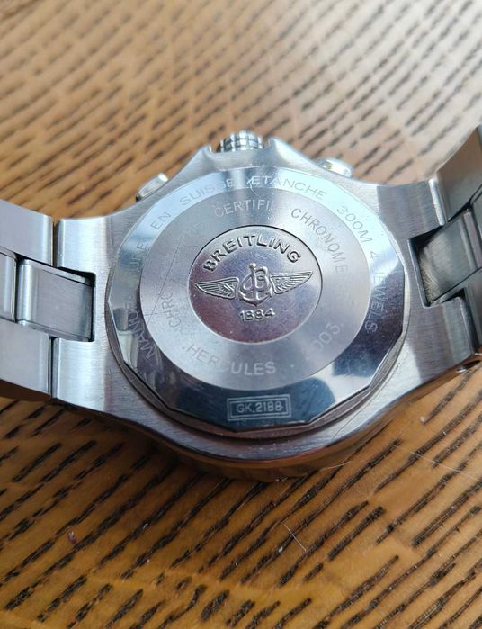 Brаitling Hercules 45mm, работи перфектно, дълга верига, разменям