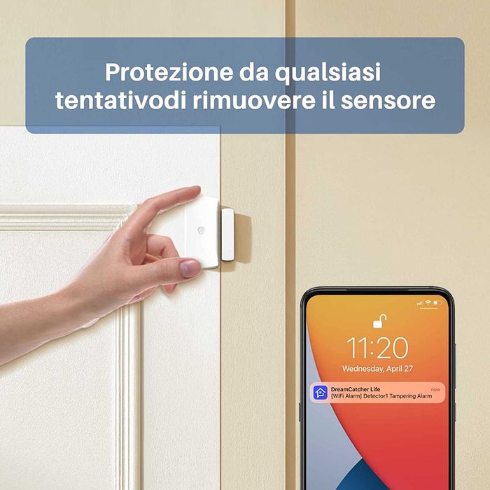 Chuango Smart Home,Senzori usi/ferestre/alarma WIFI,REDUS de la 435ron
