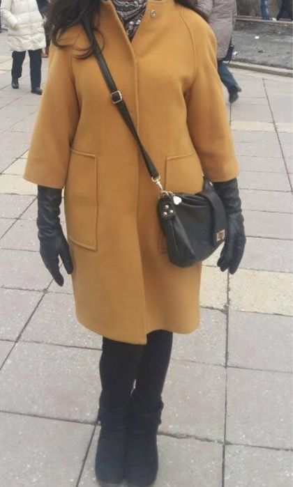 Пальто с рукавом 3/4